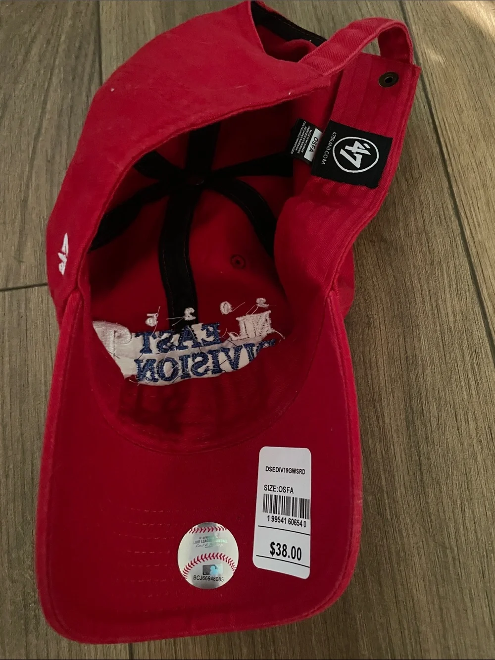 '47 Red NL East Division Champions Phillies Cap